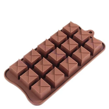 

Free Shipping Square Shape Silicone Mold Cake Cookie Chocolate Candy Jelly Baking Mold Fondant Cake Decorating Tools