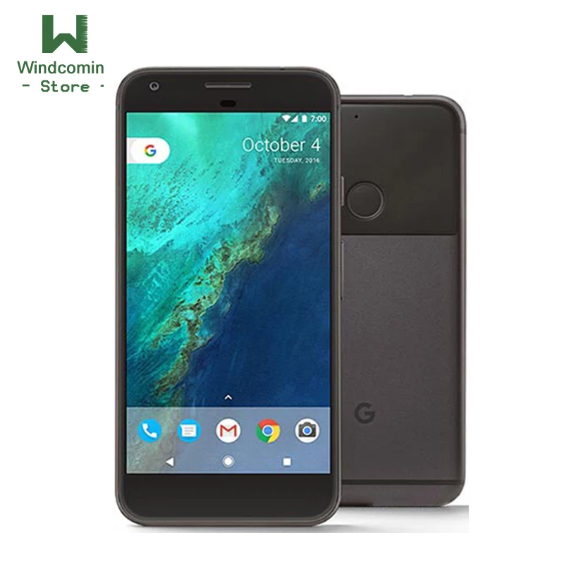 Оригинальный разблокированный сотовый телефон Google Pixel XL 4 Гб ОЗУ 32 ГБ/128 ПЗУ 4G LTE