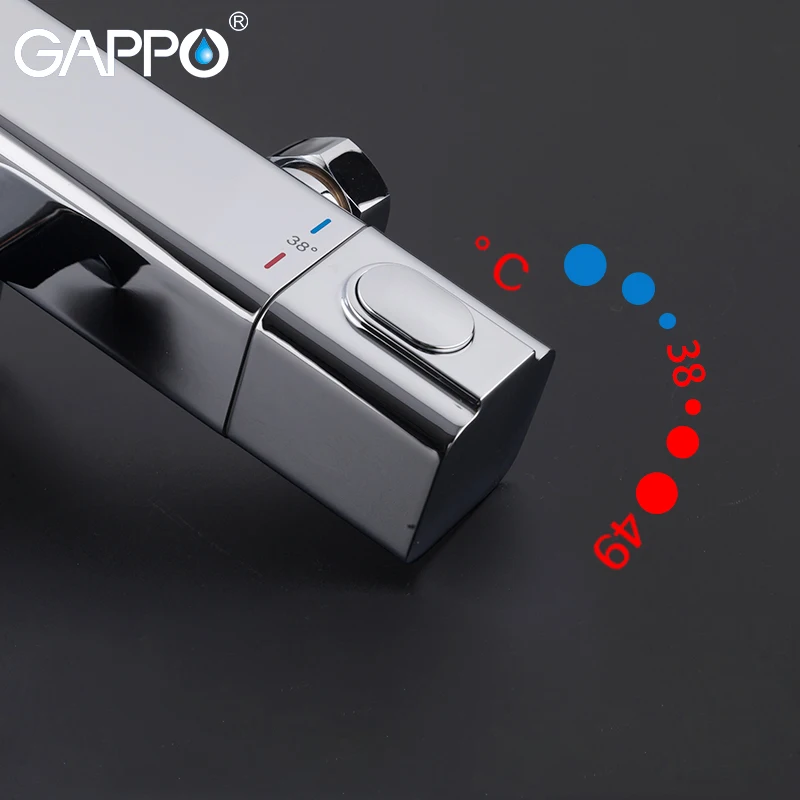 GAPPO Bathtub Faucet thermostatic shower faucet mixer bathtub faucet waterfall thermostat tap mitigeur thermostatique baignoire