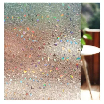 

WXSHSH 3D Window Films Privacy Film Static Decorative Film Non-Adhesive Heat Control Anti UV 23.6In. by 78.7In. (60 x 200Cm)