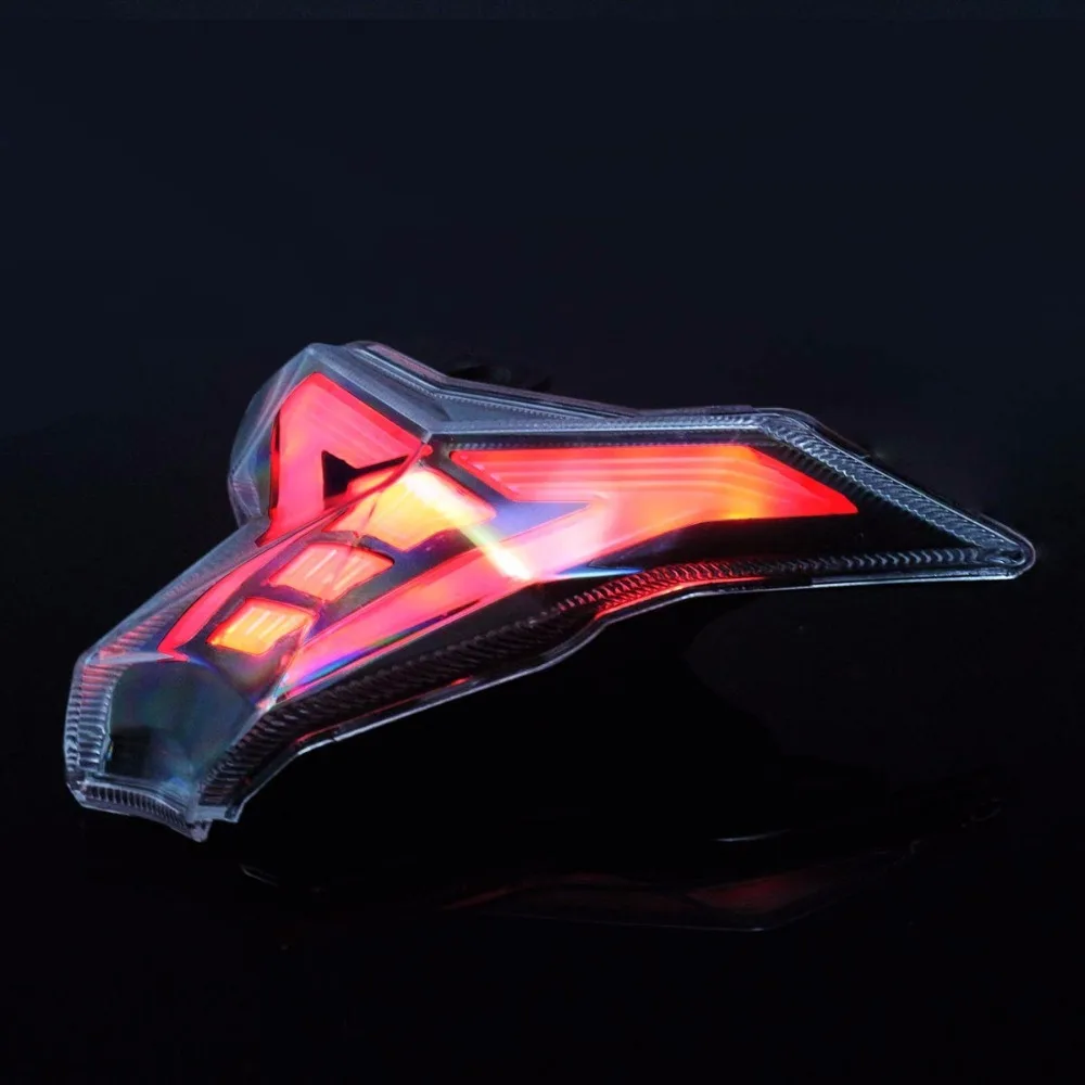 Blinker para Kawasaki Integrado Luzes Traseiras Smoke Lens Turn Signal Z1000 Ninja Zx10r Zx10rr 250 400 2020 Led 7 Molduras ornamentais e capas