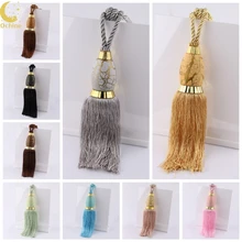 

2pcs Curtain Tie Backs Fringe Curtain Decorative Accessories Home Decor