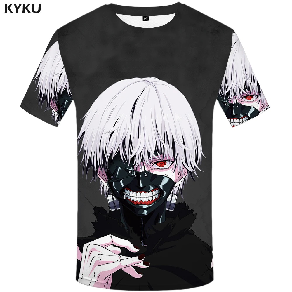 KYKU Brand Tokyo Ghoul T Shirt 3d T shirt Anime T shirts Men T Shirts ...
