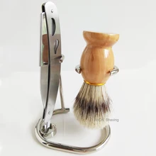 Щетка для бритья волос кабана джентльмен борода чистая DE Бритва держатель стенд Личная забота продукт