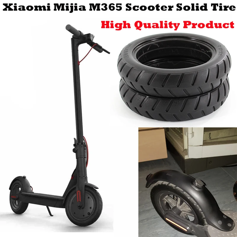 Xiaomi Mijia M365 سكوتر إطارات صلبة لوح التزلج الإطارات عجلات 8 1/2X2 ل Xiaomi الكهربائية لوح تزلُّج تجنب الهوائية الإطارات ترقية