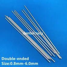 Горячая распродажа 10 шт хороший нержавеющей стали двухсторонний Киршнер провода ВЕТЕРИНАРНЫЕ ортопедические инструменты Инструменты