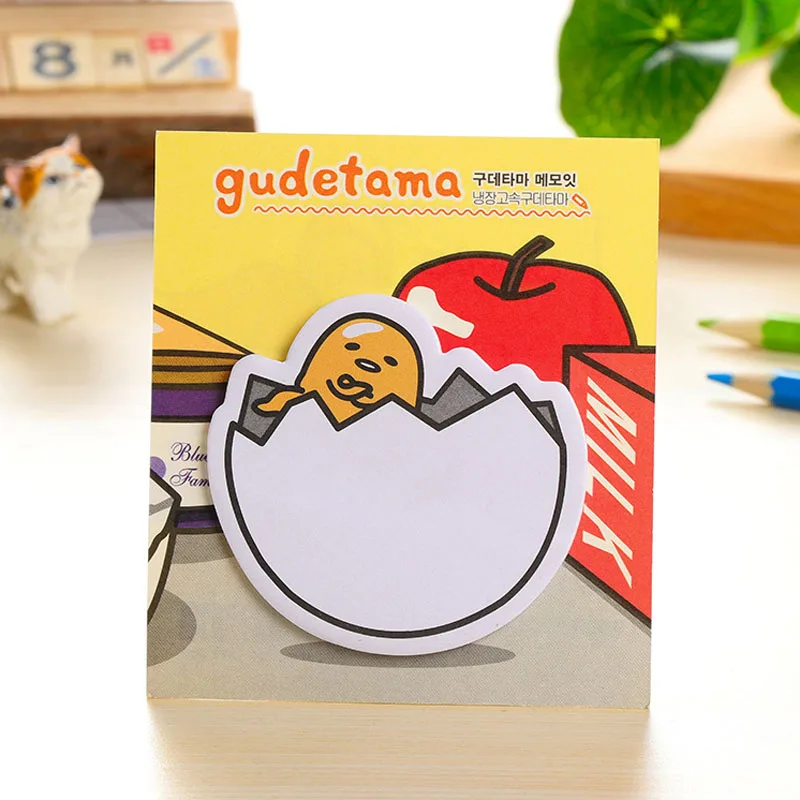 1 шт./лот, Новое поступление, Gudetama, ленивое яйцо, мини блокнот для заметок, Липкие заметки, Escolar Papelaria, школьные принадлежности, Закладка, почтовая этикетка BLT25 - Цвет: 6