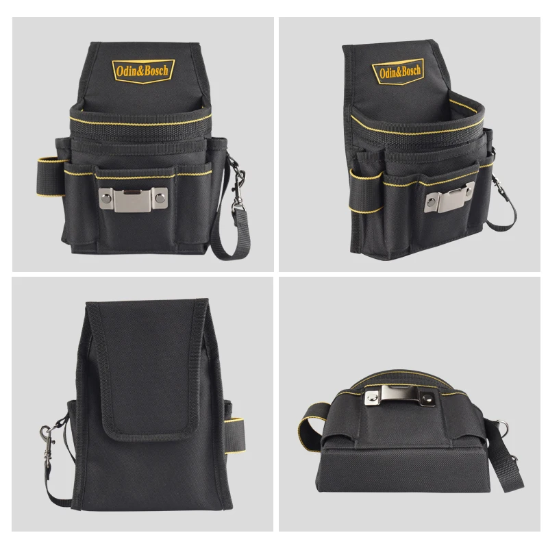 Odin&Bosch Maintenance electrician Utility tool waist bag,Multifunction Water resistant canvas tool belt bag									