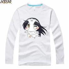 Hot-sale Japanese Anime Shimoneta Kajou Ayame Long Sleeve T Shirt for Men and Women Funny Cartoon Cotton T-shirt Plus Size S-3XL