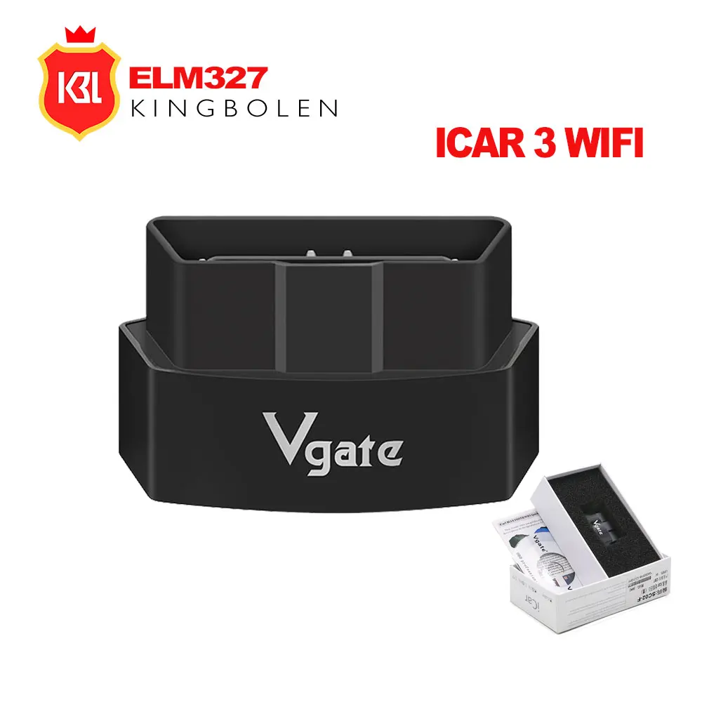 

ELM327 Bluetooth/Wifi iCar 3 OBDII Auto Code Reader ELM 327 Icar Pro OBD2 Diagnostic Tool Support 12V Car For Android /IOS