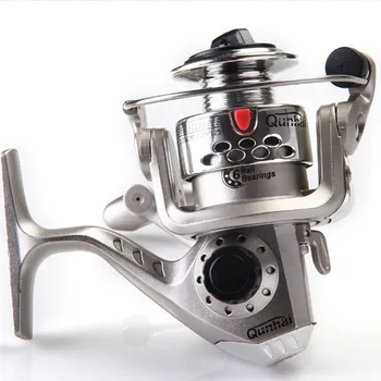 

HENGJIA Spinning Fishing Reel SG2000 6BB 5.1:1 Silver Fishing Material Carp Fly Fishing wheels baitscasting pesca fishing tackle