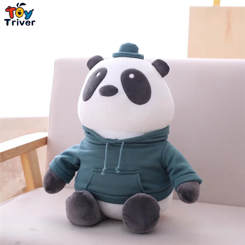 Kawaii Cute Panda Plush Toy Triver Stuffed Animals Doll Baby Kids Children Boy Girl Birthday Gift Home Decorations Drop Shipping
