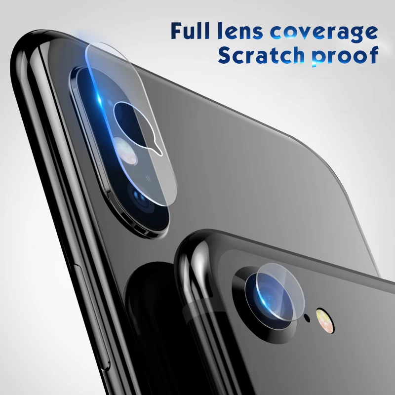 

2PCS For iPhone XS Max XR Camera Len Protector Tempered Glass Back Lens Film For iPhone X XS 7 8 6 6S Plus Phone Accessories
