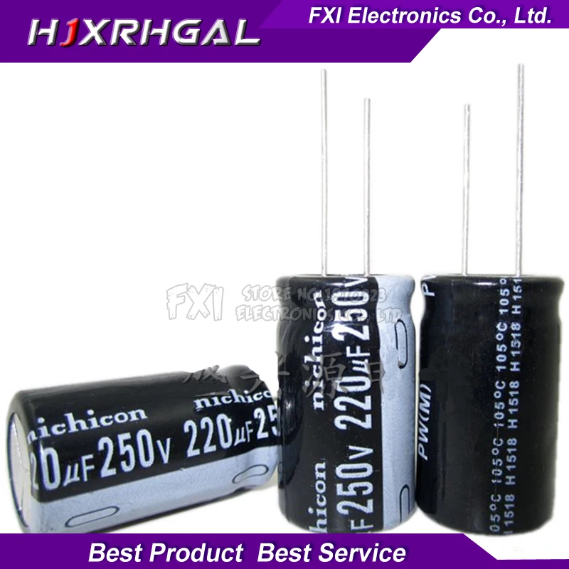 

5PCS 250v220uf 220uf250v 18*32 250v 220uf 18x32 Electro Electrolytic capacitor
