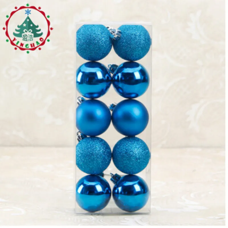 Adornos de Navidad 2019 Natal 5cm Bola de Adornos para el árbol de Navidad decoraciones de Navidad para la decoración del hogar