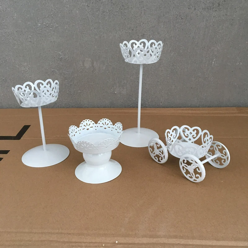 

Ice Cream Pastry Cupcake Stand Cake Dessert Holder Wedding Dessert Pendant / Lace Snack Rack Party European Style Decor CT1091