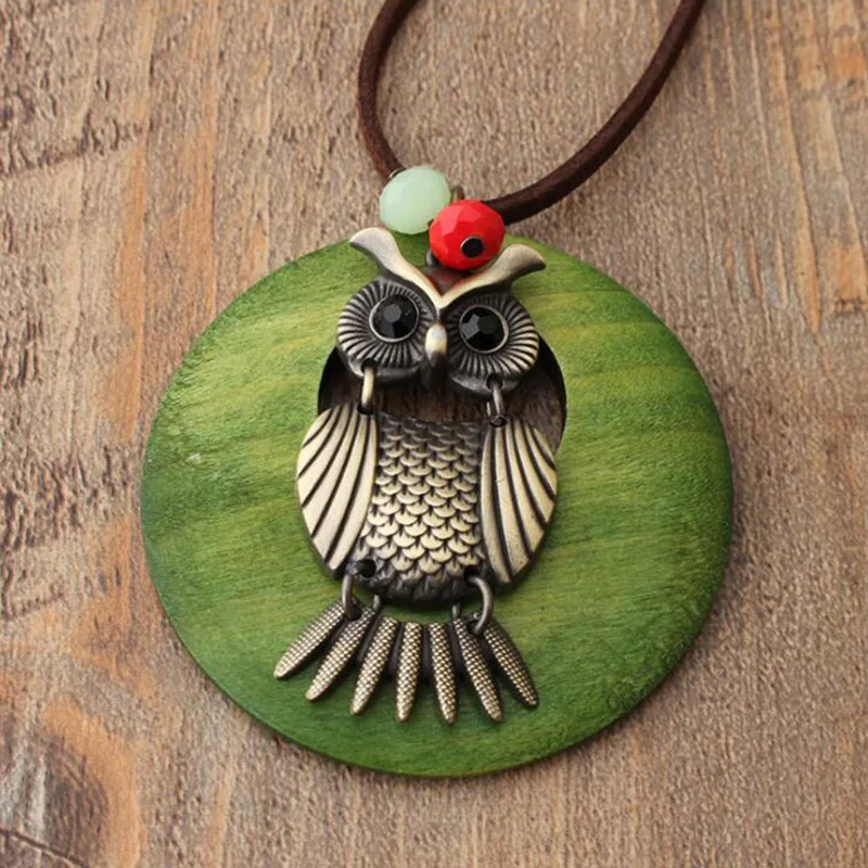 Женское Ожерелье в стиле хип хоп|owl necklace|necklace longwomen necklace |