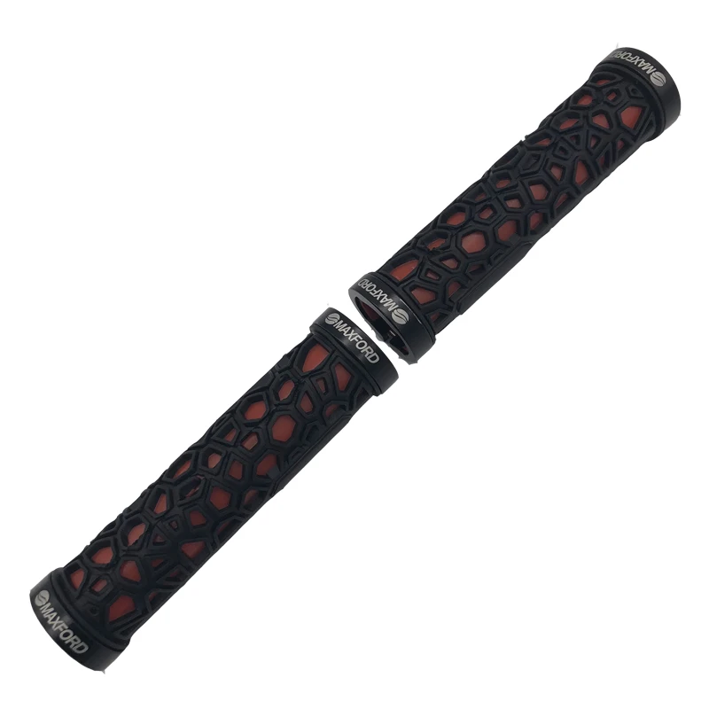 MAXFORD MTB горные ручки для велосипедного руля и Бар Конец резиновый руль велосипеда ручки Черный Красный Цвет 130 мм ручки Велоспорт резиновые части