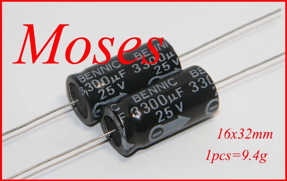 

25v 3300uf 100% Original brand new Audio Axial Electrolytic Capacitor Capacitance 16x32mm