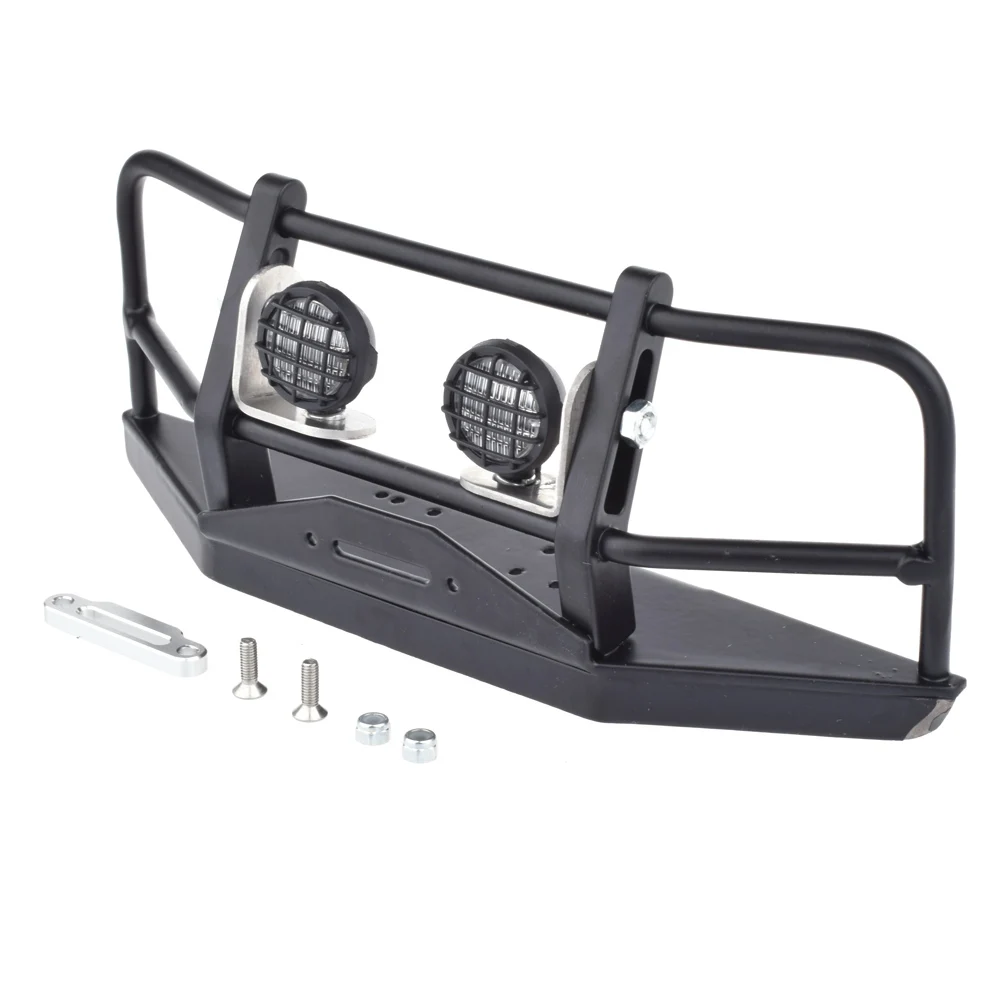 

RC 1:10 Crawler Wraith D90 Front Bumper With LED Light for 1/10 RC Crawler Car Axial SCX10 & SCX10 II 90046
