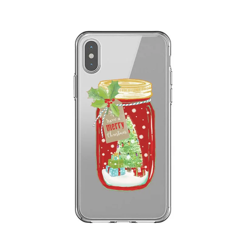 Vogue girl чехол для iPhone 11Pro Max Merry Christmas new year elk мягкий чехол для телефона для iPhone 5S, SE 6 6S 7 8 Plus X XS MAX XR