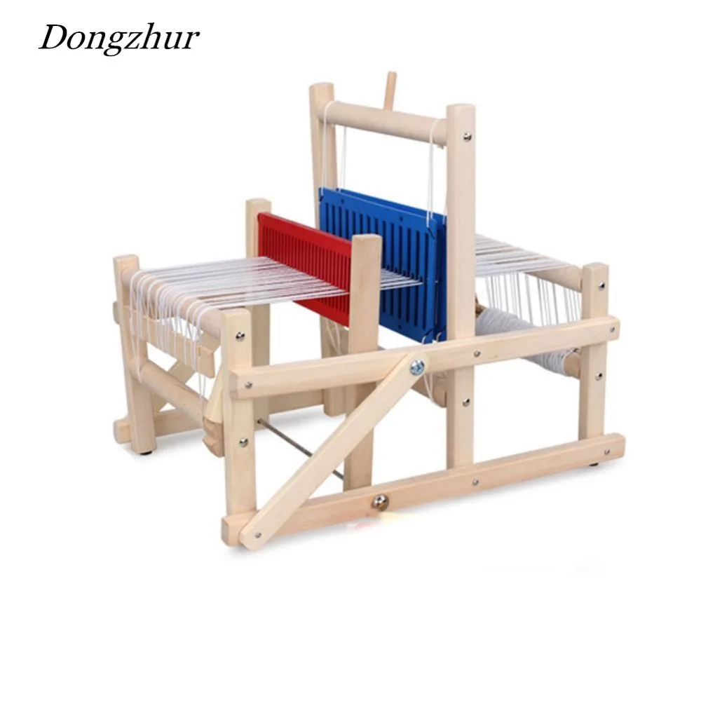 

Dongzhur DIY Toys multi-function loom toy Children's loom Blocks toy Weaving Knitting Loom Set With Accessories Wooden Toys