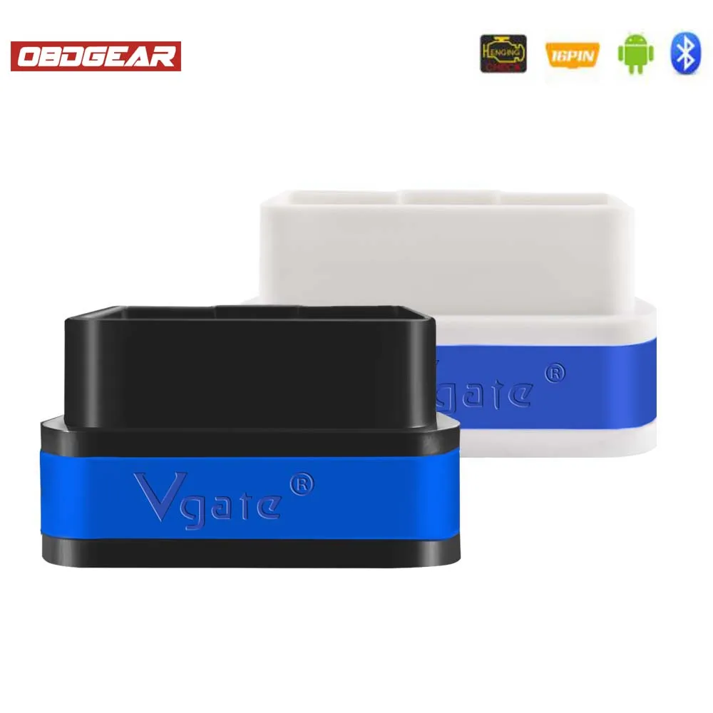 Мини Vgate ICar2 ELM327 OBD2 инструмент диагностики V2.1 Bluetooth адаптер Авто OBD сканер