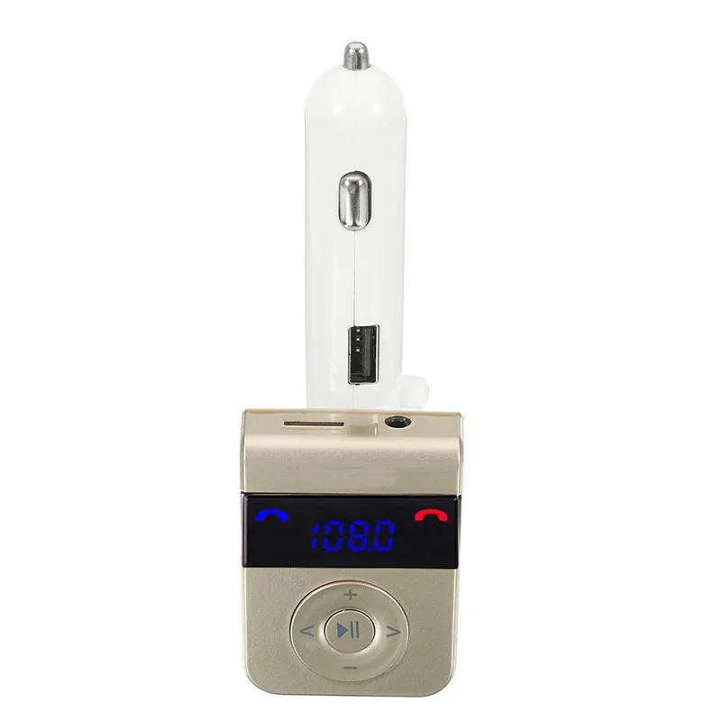 Bluetooth комплект Автомобильный fm-передатчик с USB зарядным устройством Автомобильный MP3-плеер Поддержка USB SD TF карта беспроводной громкой связи