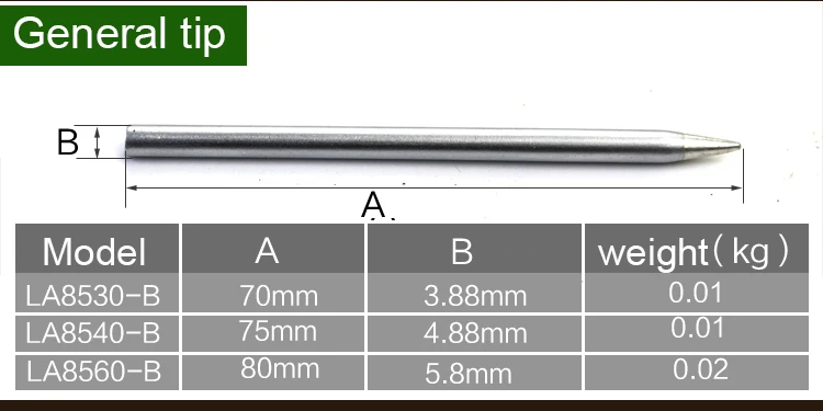 LAOA 30/40/60 Вт паяльник наконечник паяльная головка для замены и переделки LA812530/40/60