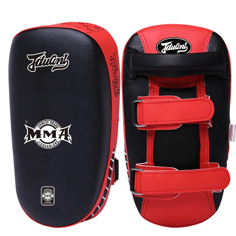 Muay Thai Kick Boxing Pads Curve Pad MMA Punch Focus Luva Boxeo PU Foot цель для тхэквондо тренировочное