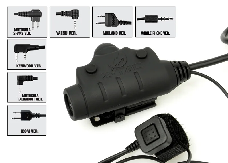 

Z-TAC Z115 U94 PTT New Version Airsoft Hunting Tactical Accessory(Z060018)