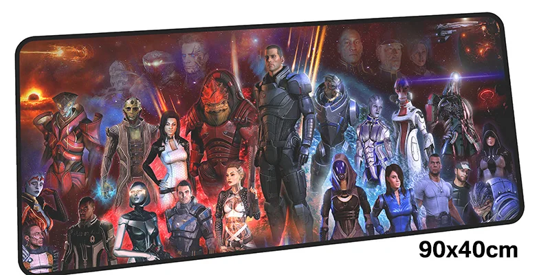 Коврик для мыши mass effect, геймер, 900x400 мм, коврик для мыши notbook, гелевый игровой коврик для мыши, эргономичный коврик для мыши, компьютерный стол, коврик для мыши, аксессуары - Цвет: Size 900x400X2MM