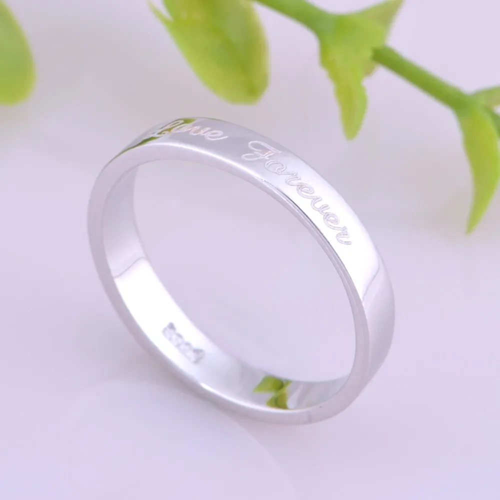 Свадебные Кольца Позолоченные ювелирные изделия любовь навсегда кольца для мужчин и для Для женщин романтические Драгоценности J014