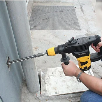 

3pcS long 350mm 10/12/14mm hammer impact drill handle four pit, tiled marble concrete cement drill, SDS plus carbide drill