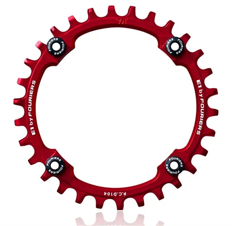 FOURIERS دراجة جبلية جولة شكل ضيق واسعة 30 طن-48 طن 104BCD الدراجة ChainWheel دائرة Crankset واحد لوحة دراجة أجزاء FOURIERS دراجة جبلية جولة شكل ضيق واسعة 30 طن-48 طن 104BCD الدراجة ChainWheel دائرة Crankset واحد لوحة دراجة أجزاء