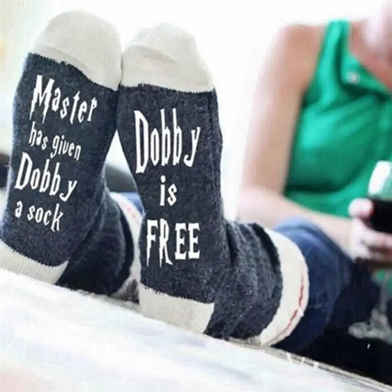 

Fashion Men Women Socks Unisex Compression Socks Funny Letter Printed Middle Tube Socks Winter Wine Striped Socks