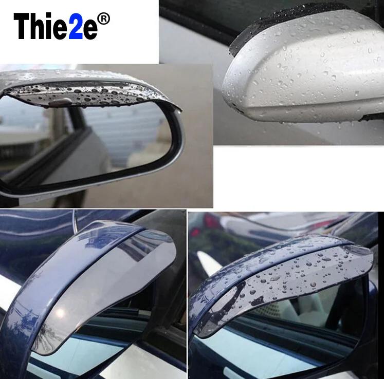 

Car Styling Rearview Mirror Rain Eyebrow Shield Cover For Renault sceni c1 2 c3 modus Duster Logan Sandero CLIO CAPTUR Megane