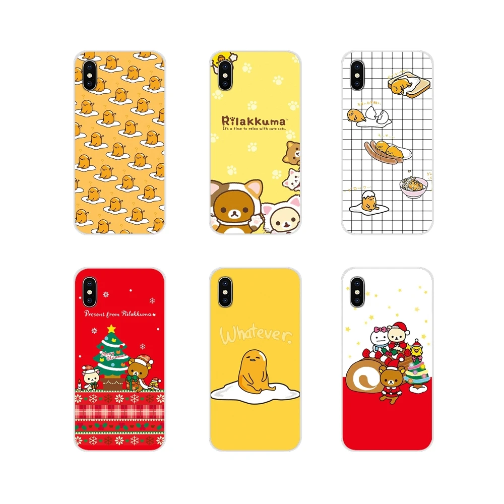 

For Xiaomi Redmi 4A S2 Note 3 3S 4 4X 5 Plus 6 7 6A Pro Pocophone F1 Accessories Case Cover Lovely gudetama Rilakkuma More funny