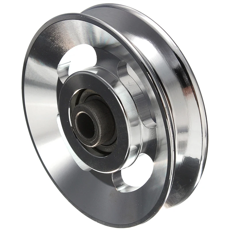 Mayitr 88mm Universal Aluminum Lift Heavy Load Pulley Wheel Cable Gym Fitness Equipment Part also use climbing camping pulley