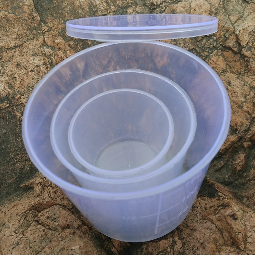 50ml 100m l20ml Cup with scale fishing tackle product with cover