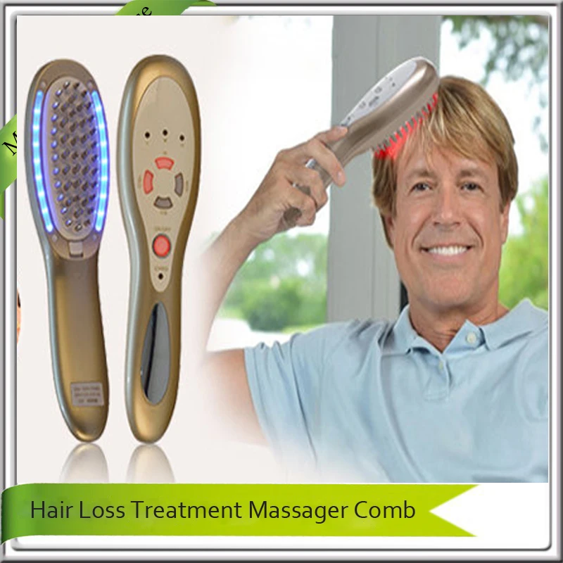 Laser Hair Regrowth Massager Vibrator Comb For  Electric Scalp Stimulator Hair Loss Hair Growth Treatment