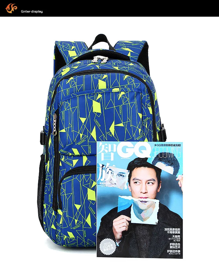 Горячая Распродажа, детские школьные сумки для подростков мальчиков и девочек, Большой Вместительный Школьный рюкзак, водонепроницаемая Детская сумка для книг, рюкзак с принтом
