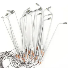 New 20pcs Model Railway Train Lamp Post Street Lights HO Scale 1:100 LED for Voltages of 3V