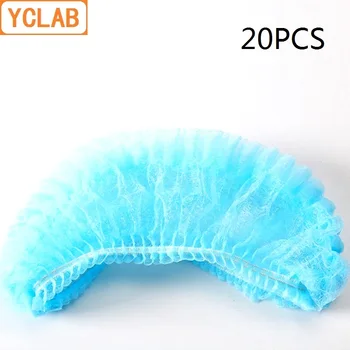

YCLAB 20PCS Disposable Hats Food Factory Medical Laboratory