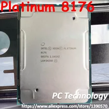 Intel Xeon Platinum 8176 QS SR37A Platinum8176 процессор 38,5 м Кэш 2,10 ГГц 28-ядер 165 Вт LGA3647 Процессор