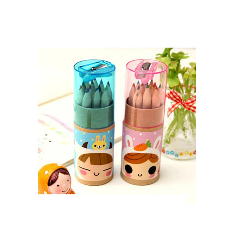 FGHGF 12Pcs Color Pencil Set Stationary Tool Color Box Color Pencil Set