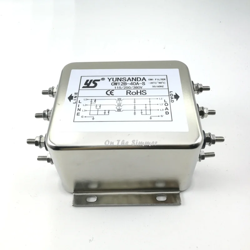 

Three phase three wire 380V AC power filter, servo frequency converter, anti-interference, CW12B-30A40A50A-S