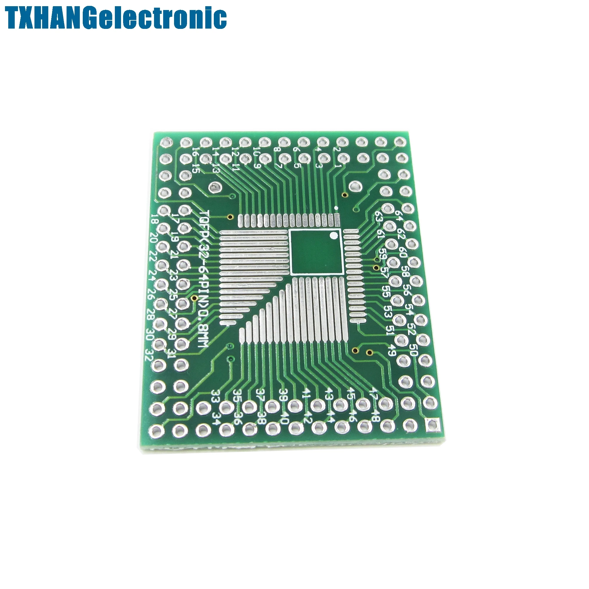 10Pcs QFP/TQFP/FQFP/LQFP 32/44/64/80/100 To DIP Adapter PCB Board Converter 10Pcs QFP/TQFP/FQFP/LQFP 32/44/64/80/100 To DIP Adapter PCB Board Converter