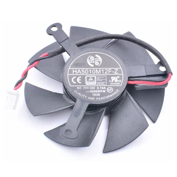 

Original HA5010M12F-Z 12V 0.10A 50mm diameter 4500 speed Pitch 39mm graphics card cooling fan