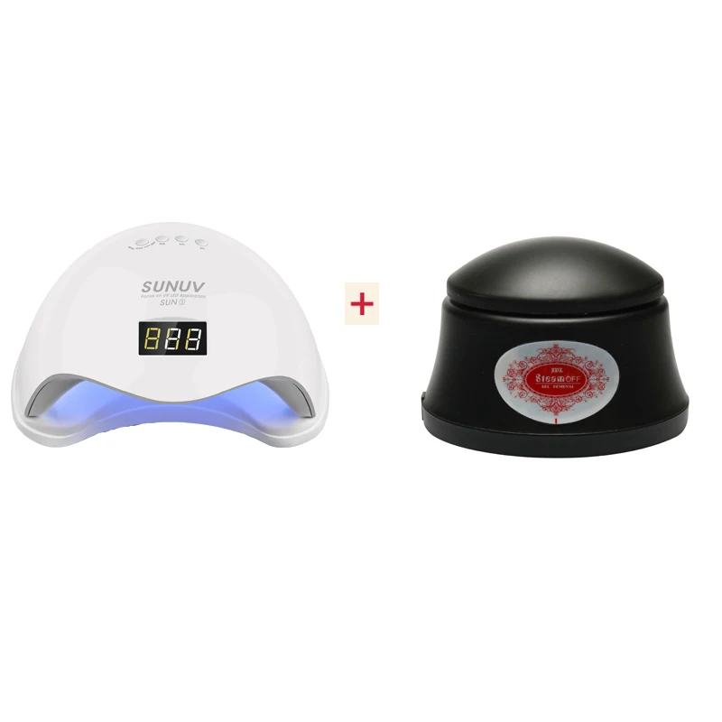 

SUN5 UVLED Fast Drying 48W UVLED Nail Lamp With Nail Gel Polish Remover Machine Steam Off Gel Removal Nail Steamer
